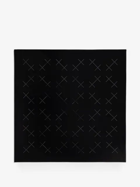 HELIOT EMIL perforated-logo scarf