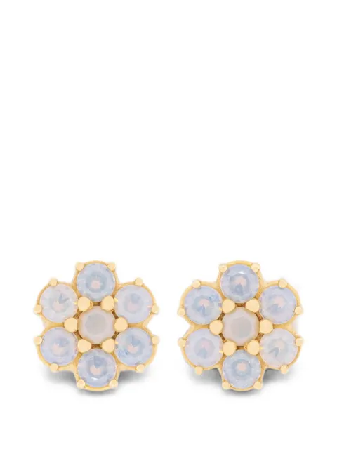 Hatton Labs floral crystal-embellished earrings
