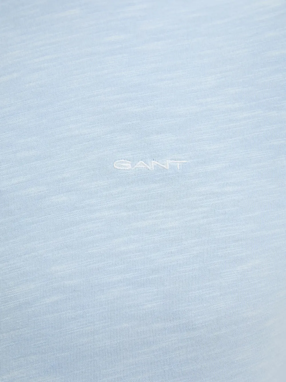 Gant T-shirt met geborduurd logo Blauw