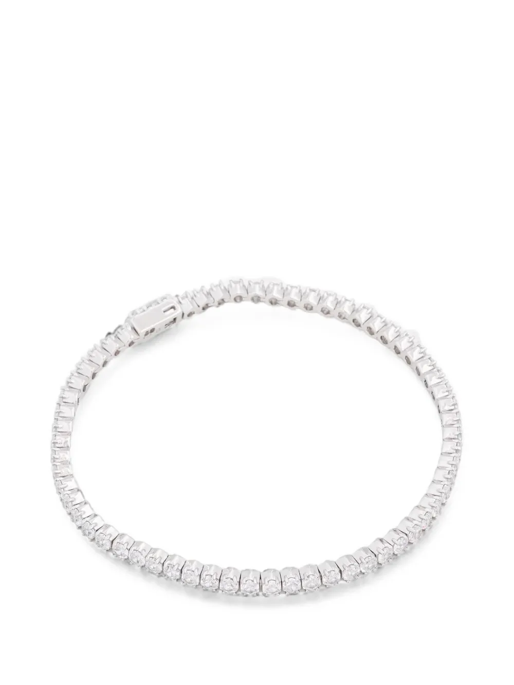 Hatton Labs crystal-embellished tennis bracelet - Argento