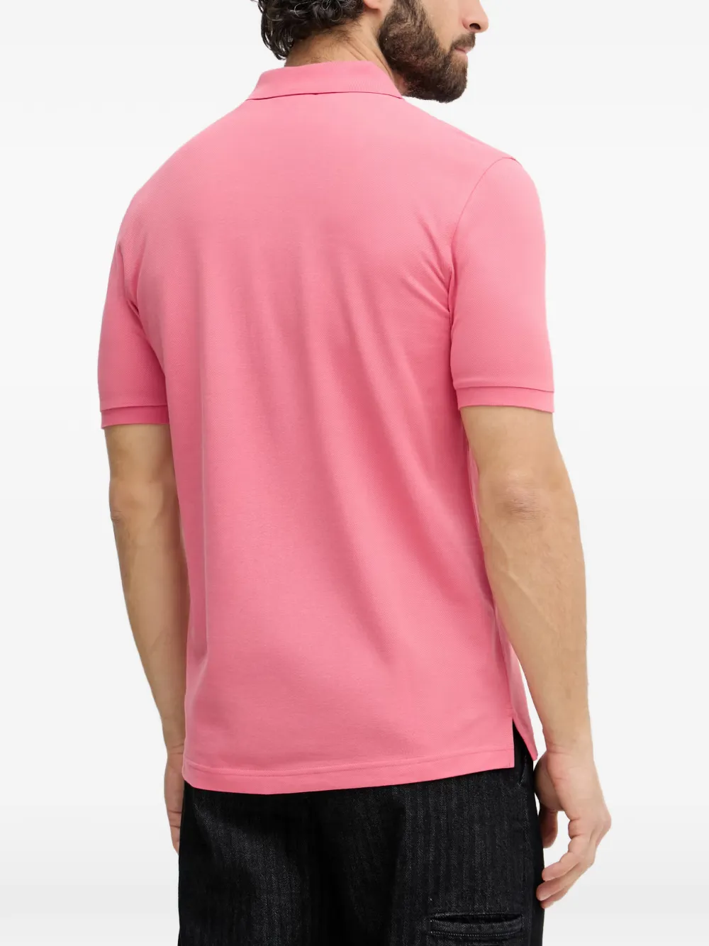 Gant Poloshirt met geborduurd logo Roze