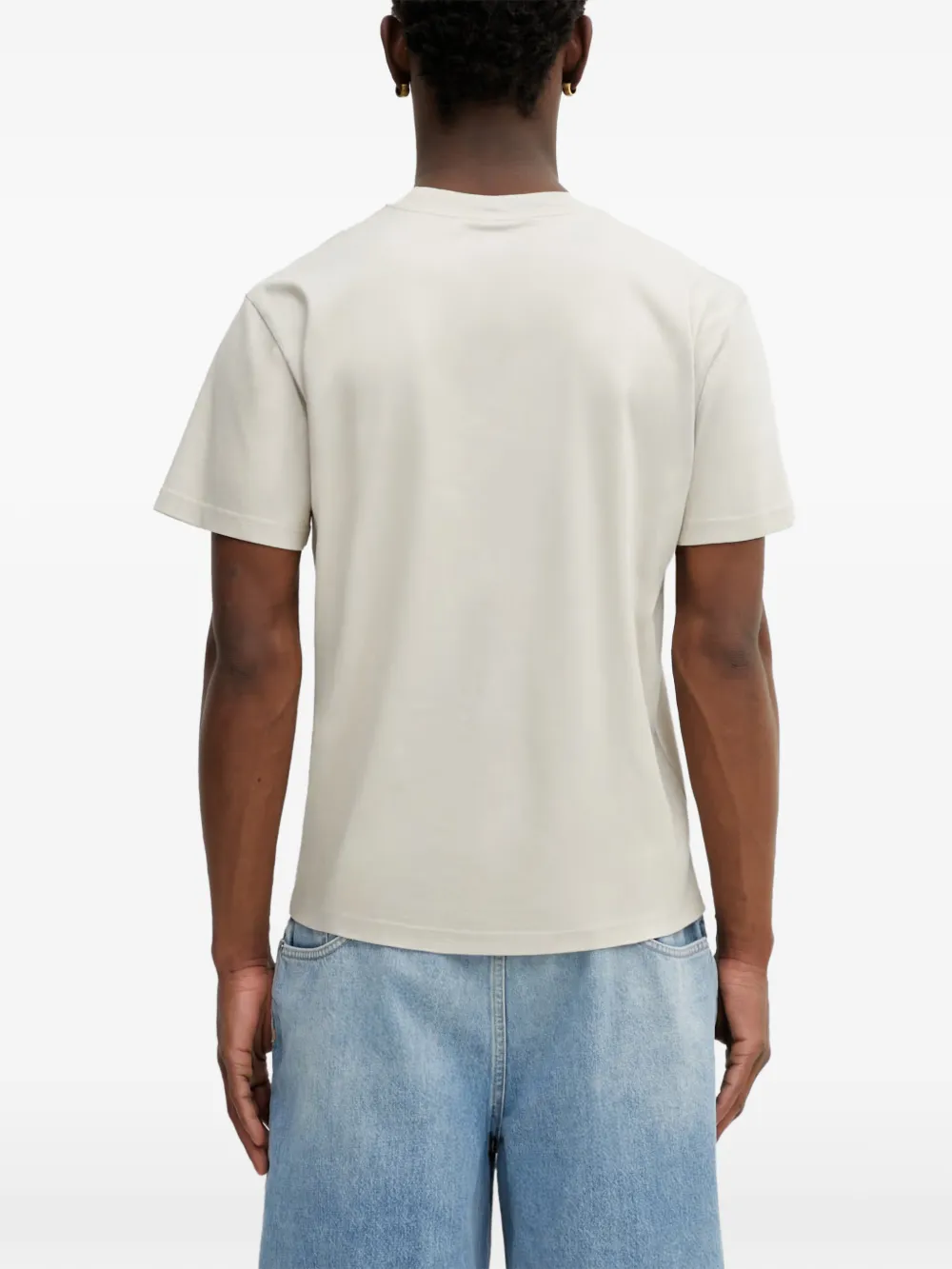 HELIOT EMIL T-shirt met grafische print Beige