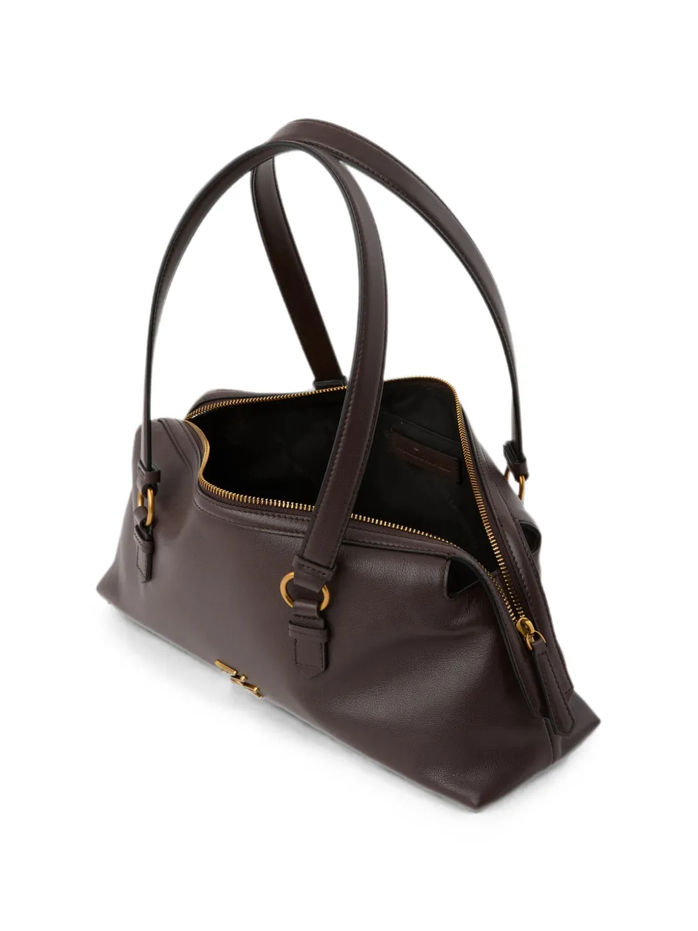 Karl Lagerfeld Medium K Autograph bowlingtas Bruin