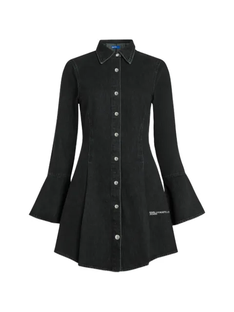 Karl Lagerfeld Jeans vestido de mezclilla de manga ancha