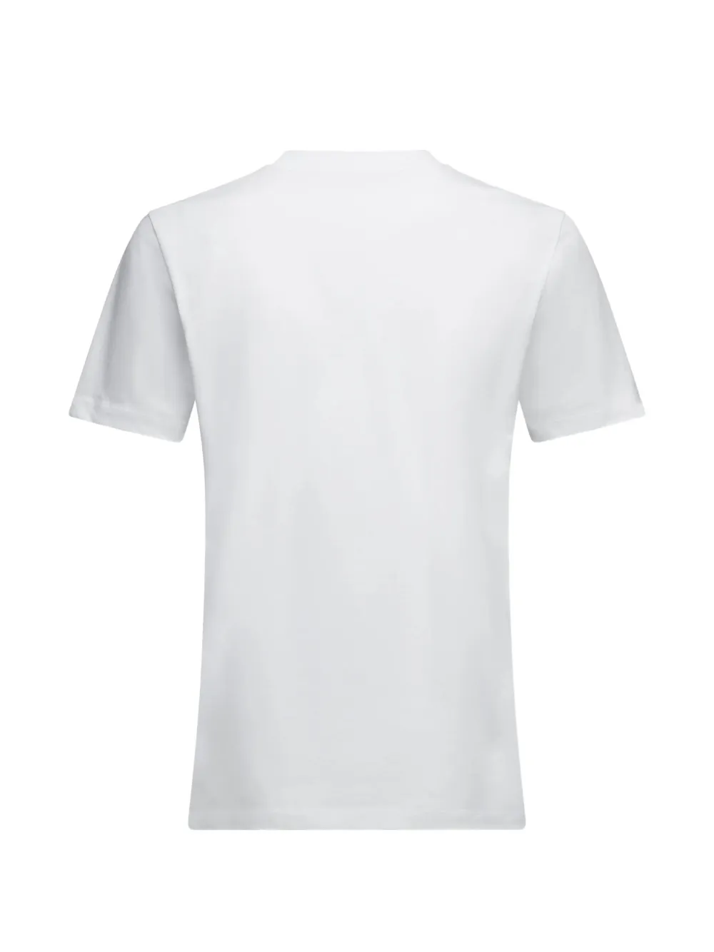 Karl Lagerfeld T-shirt met knoop-detail en geborduurd logo Wit