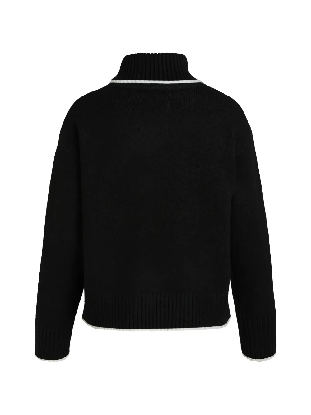 Karl Lagerfeld Soutache coltrui Zwart