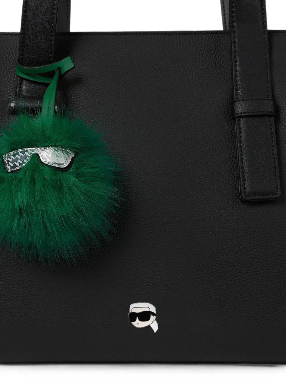 Karl Lagerfeld Grote Ikon shopper met textuur Zwart