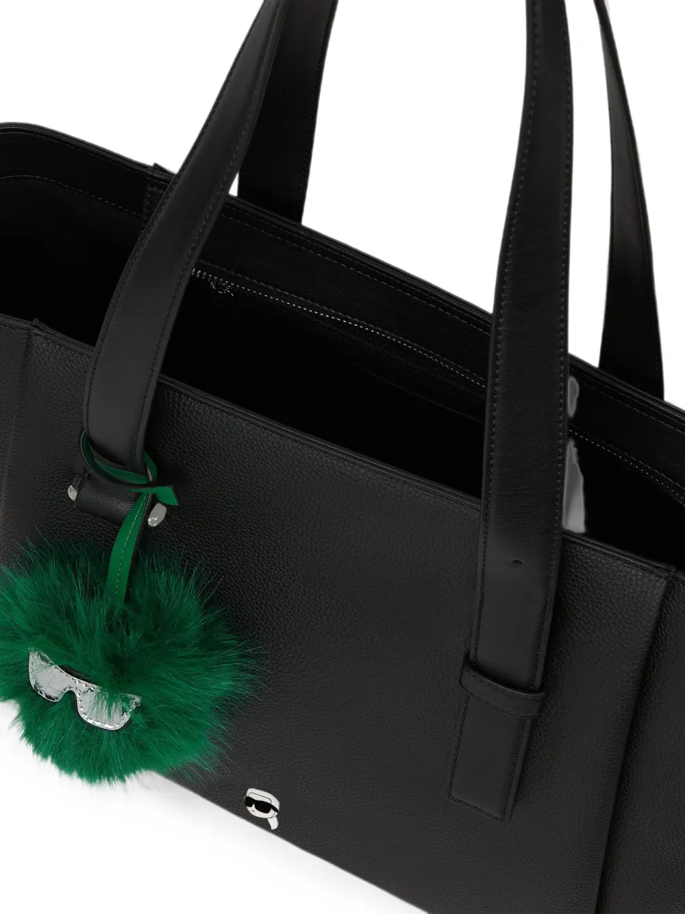 Karl Lagerfeld Grote Ikon shopper met textuur Zwart