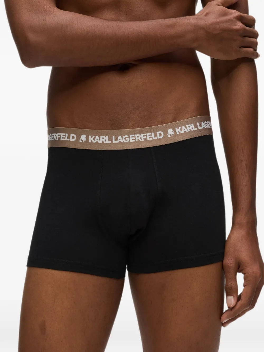 Karl Lagerfeld Drie boxershorts Zwart
