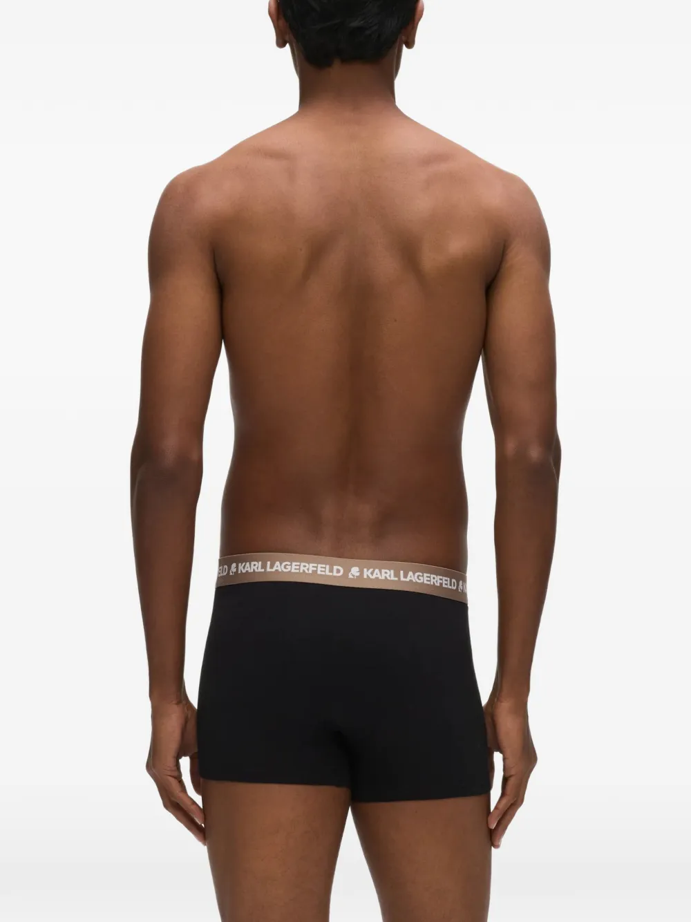 Karl Lagerfeld Drie boxershorts Zwart