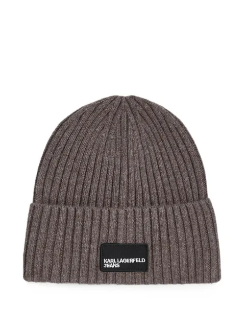 Karl Lagerfeld Jeans gorro con parche del logo