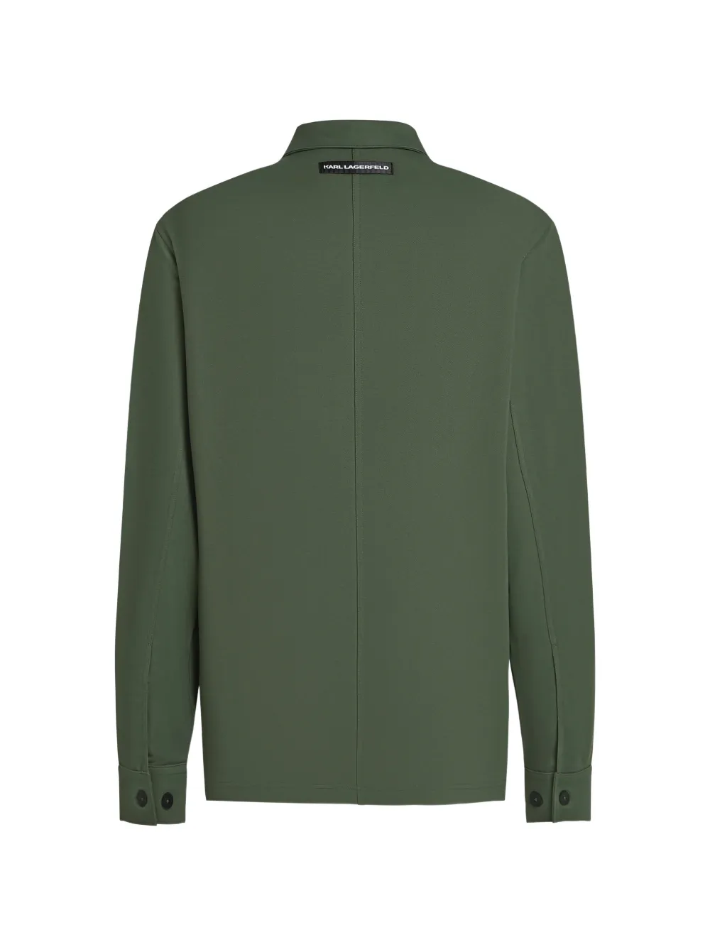 Karl Lagerfeld Shirtjack met knopen Groen