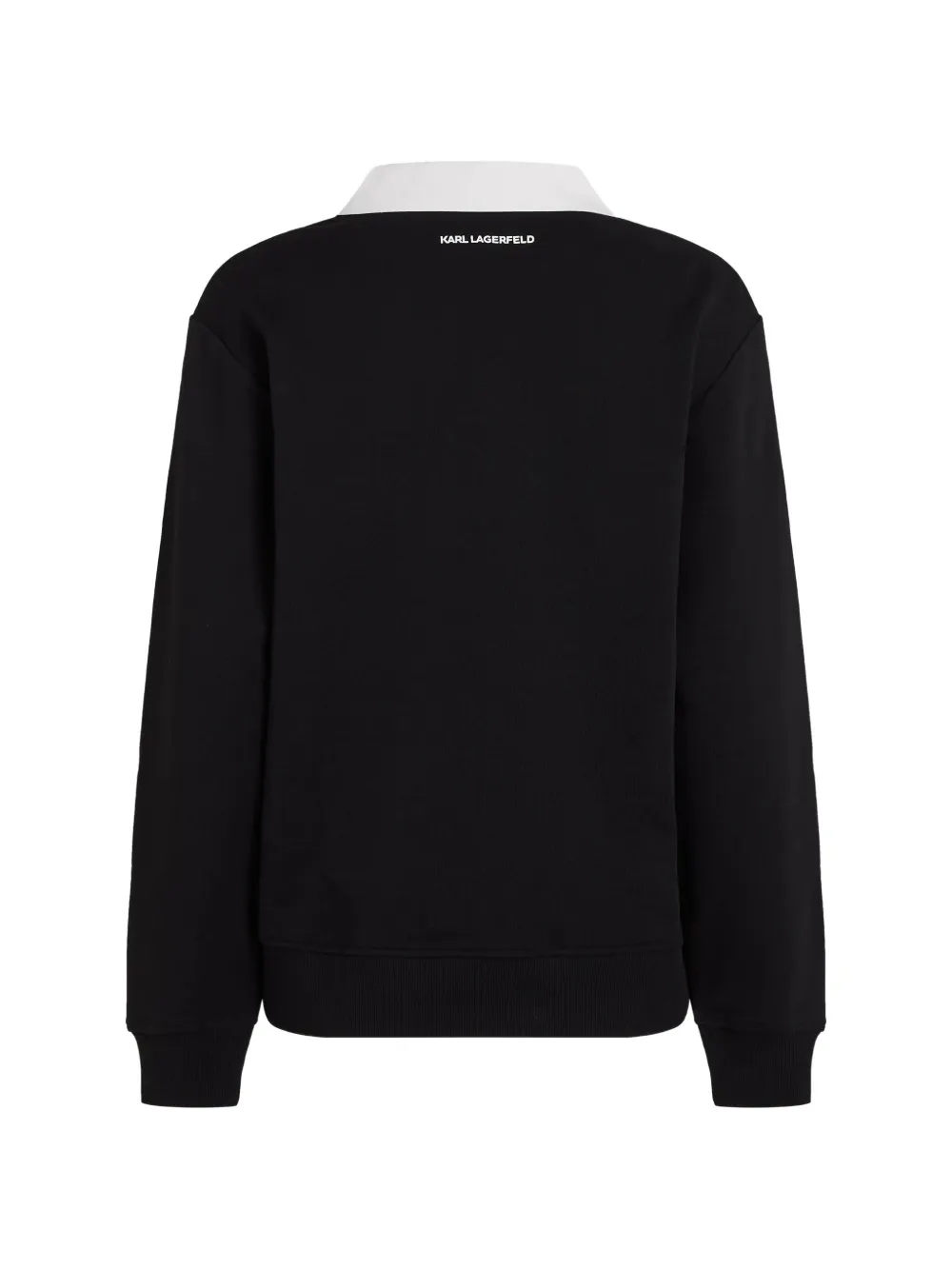 Karl Lagerfeld Ikon sweater met V-hals Zwart