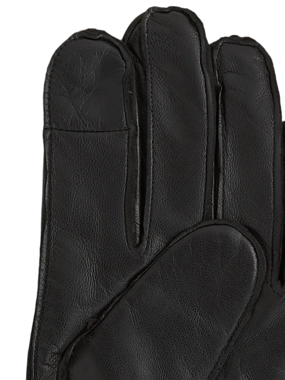 Karl Lagerfeld K Monogram leren handschoenen Zwart