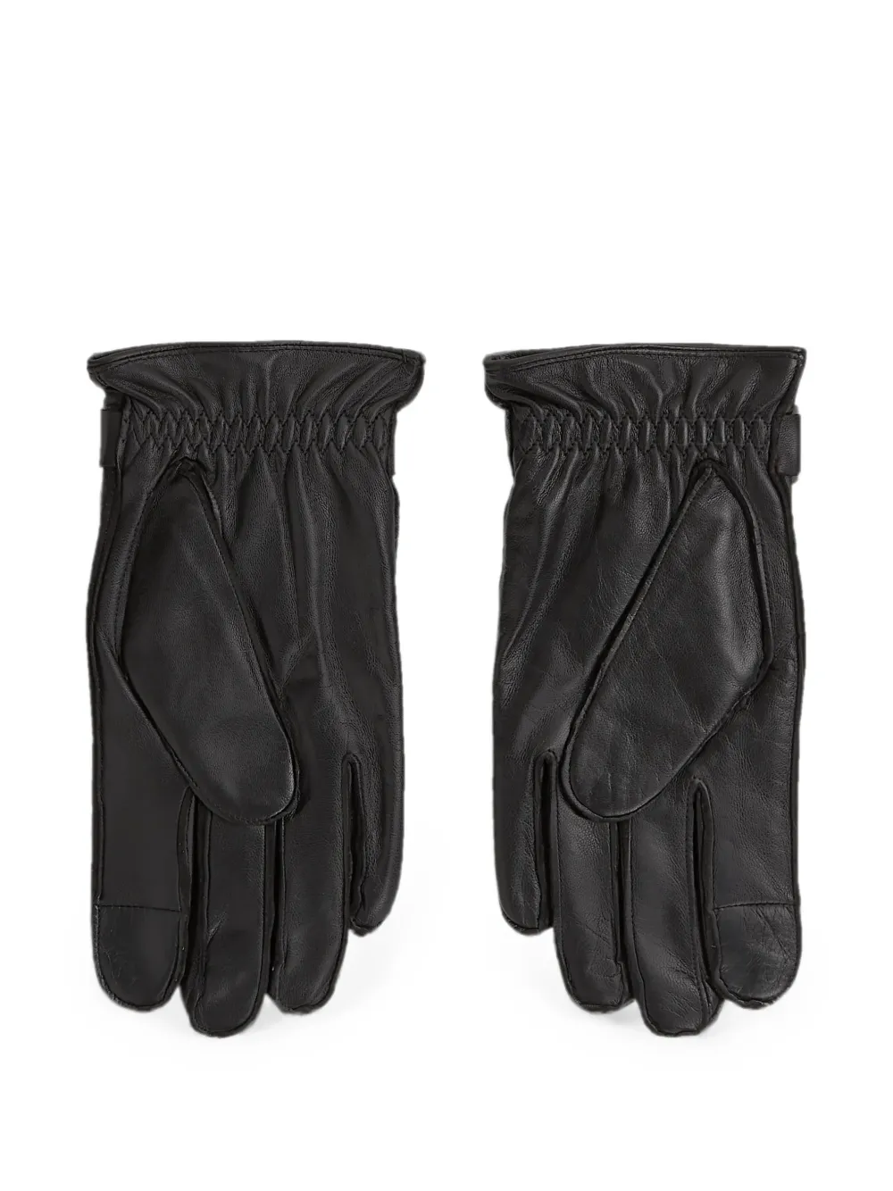 Karl Lagerfeld K Monogram leren handschoenen Zwart