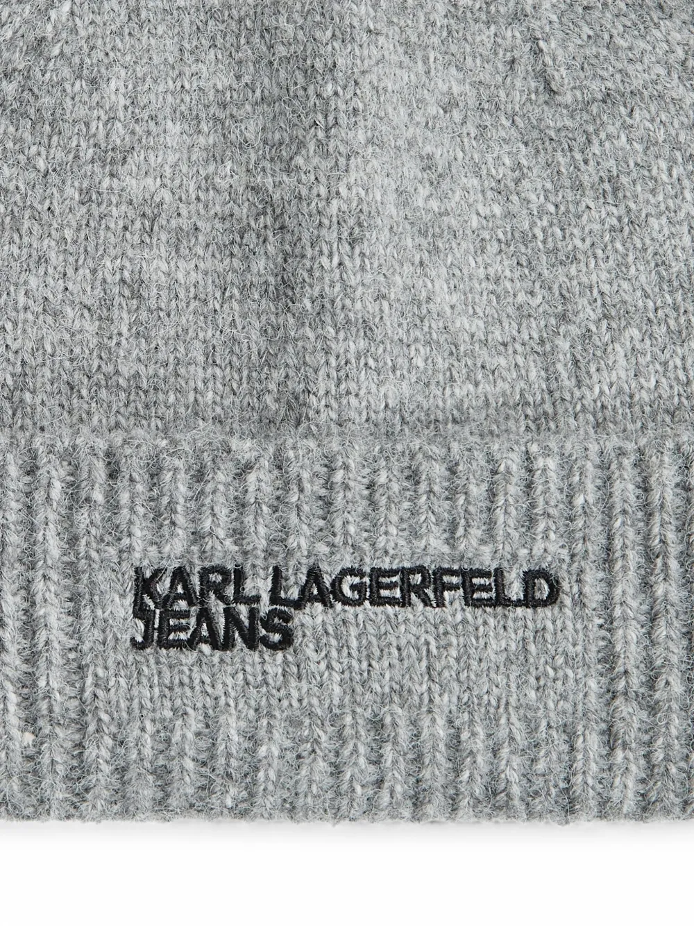 Karl Lagerfeld Jeans Gemêleerde muts- en sjaal Grijs