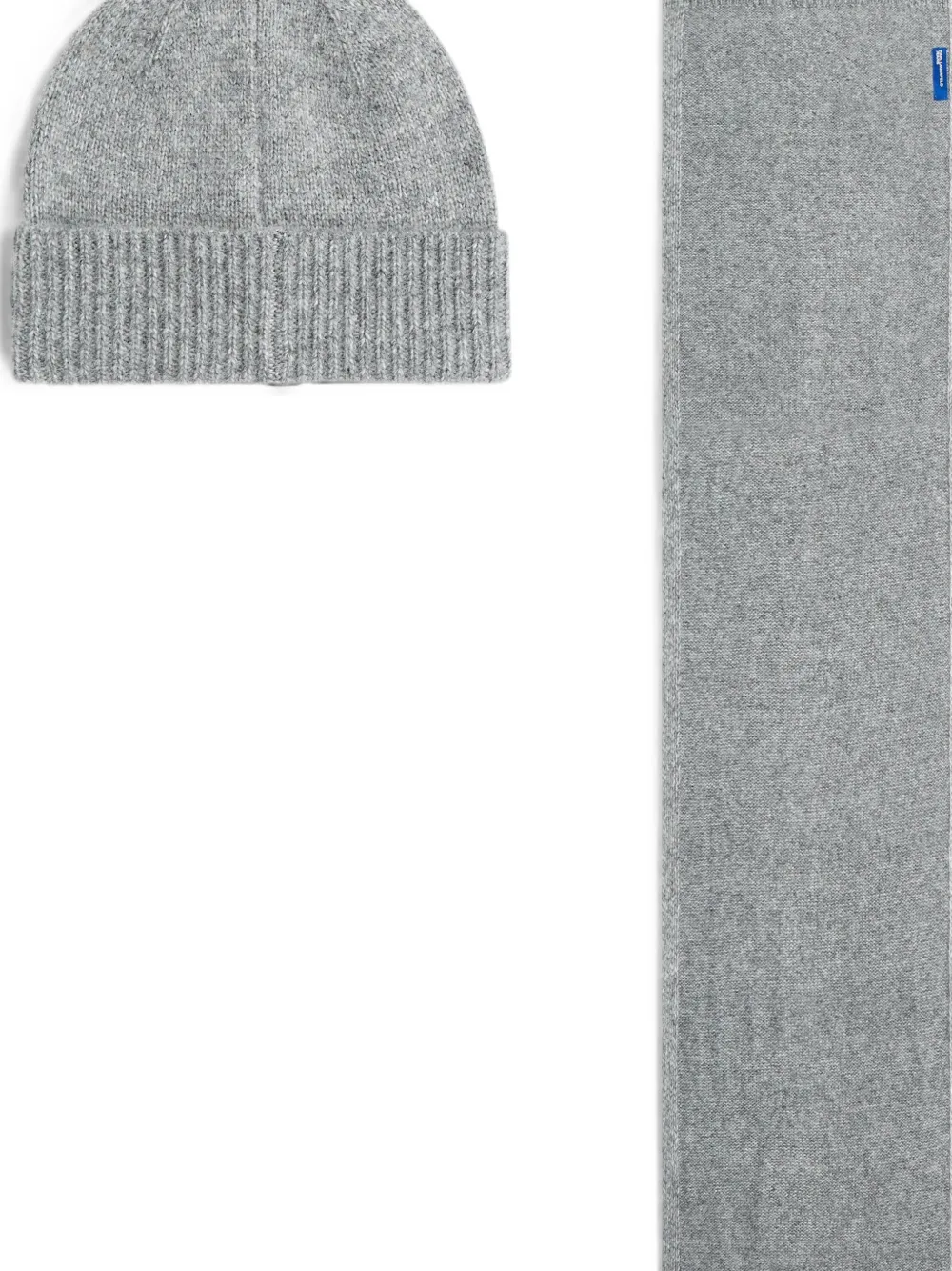 Karl Lagerfeld Jeans Gemêleerde muts- en sjaal Grijs