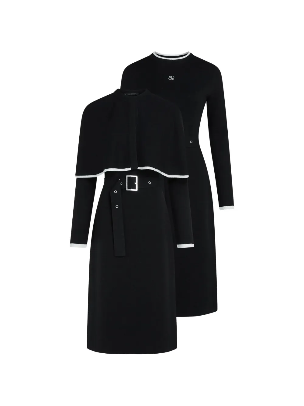 Karl Lagerfeld Verwandelbares Kleid - Schwarz