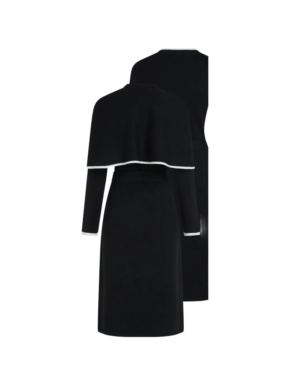 Karl Lagerfeld Jurk met cape Zwart
