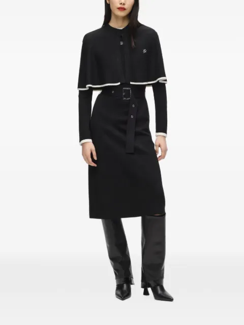 Karl Lagerfeld transformable cape dress