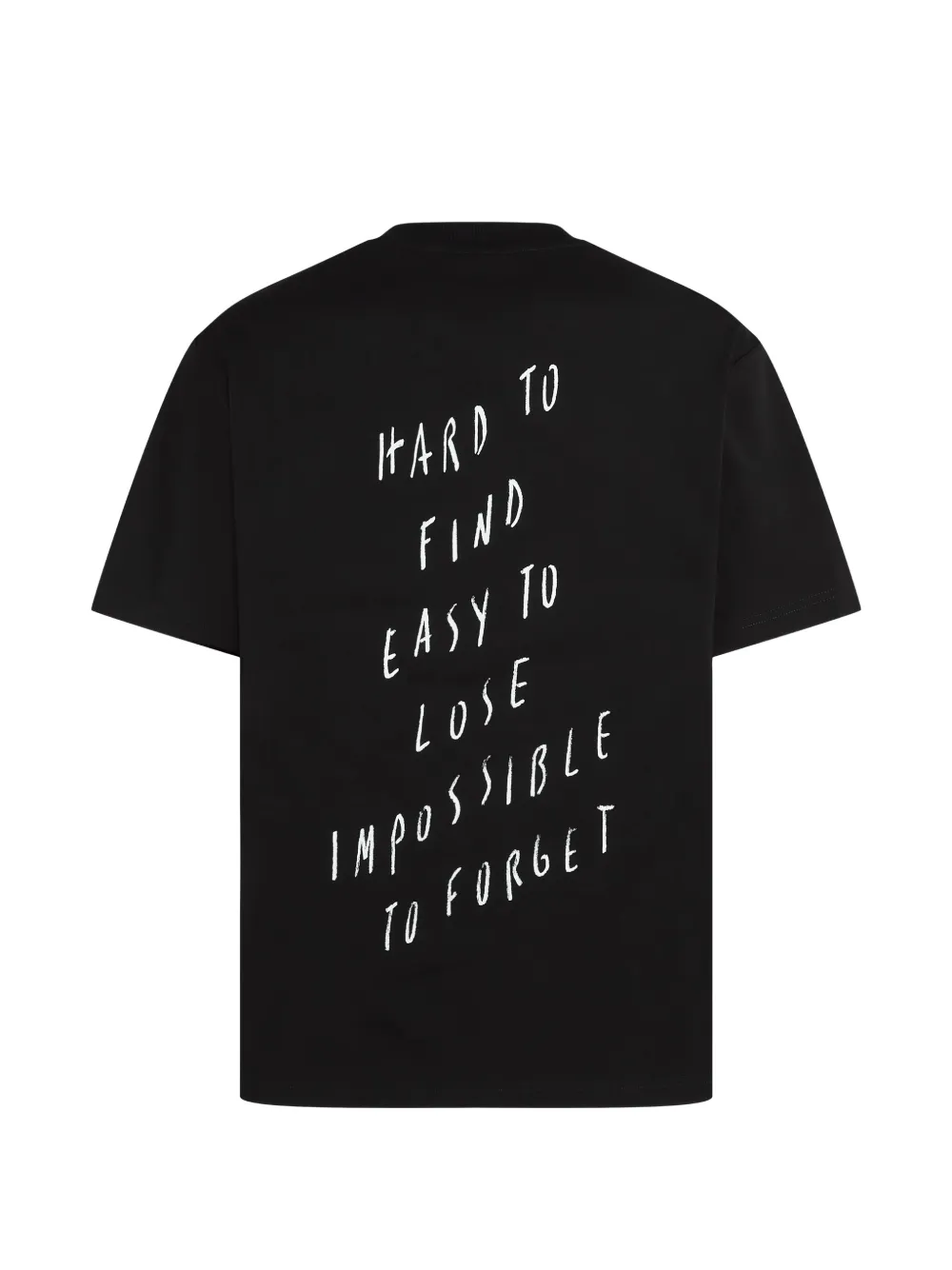 Karl Lagerfeld Jeans x Pietro Terzini ruimvallend T-shirt Zwart