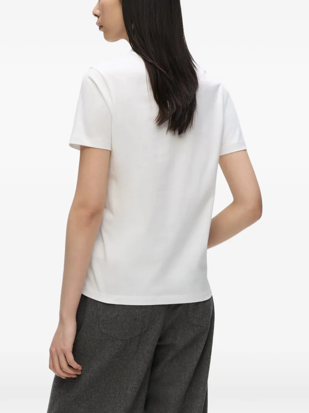 Karl Lagerfeld T-shirt met ronde hals Wit