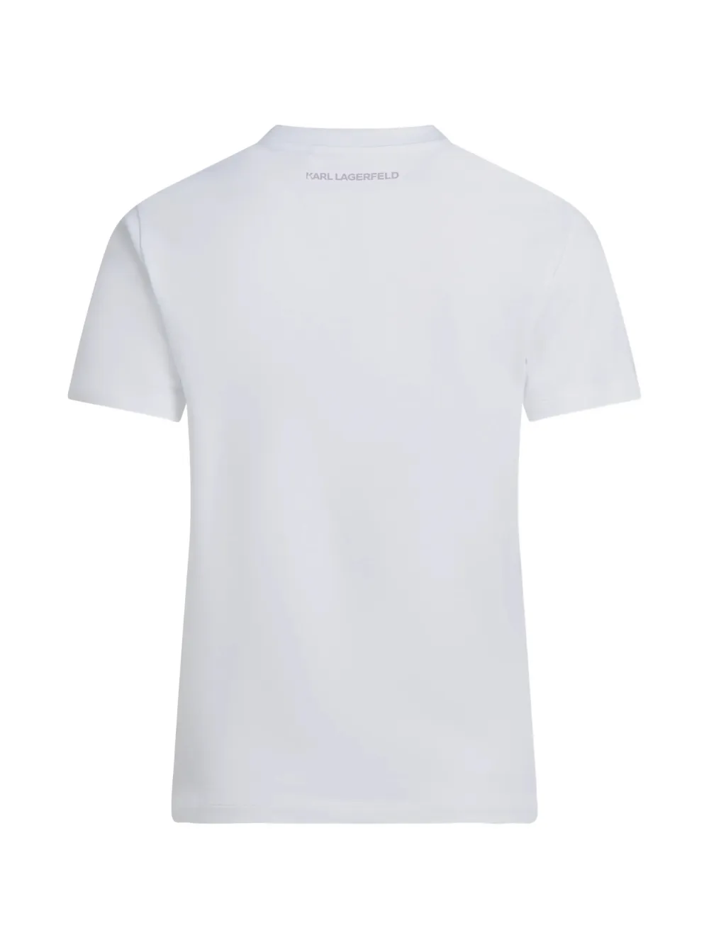 Karl Lagerfeld T-shirt met ronde hals Wit