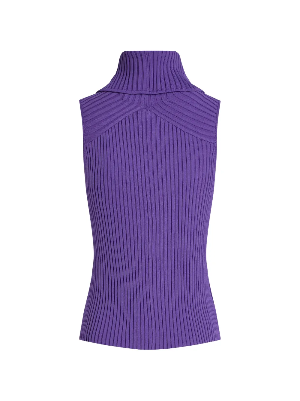 Karl Lagerfeld Jeans zip knit vest Paars