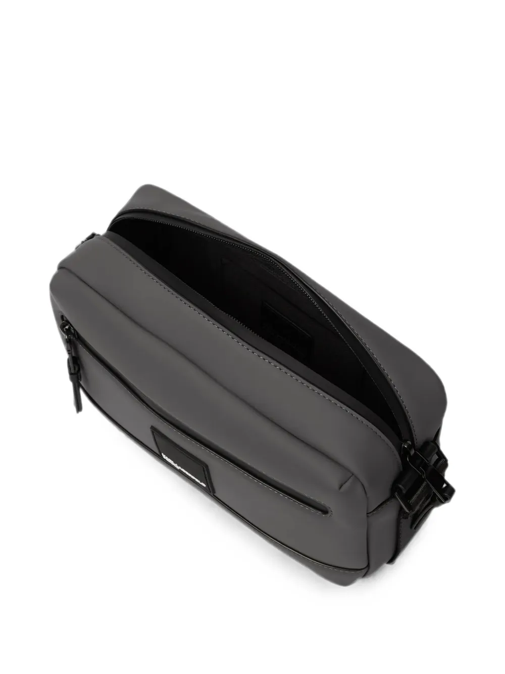 Karl Lagerfeld Jeans Gecoate crossbodytas van imitatieleer Grijs