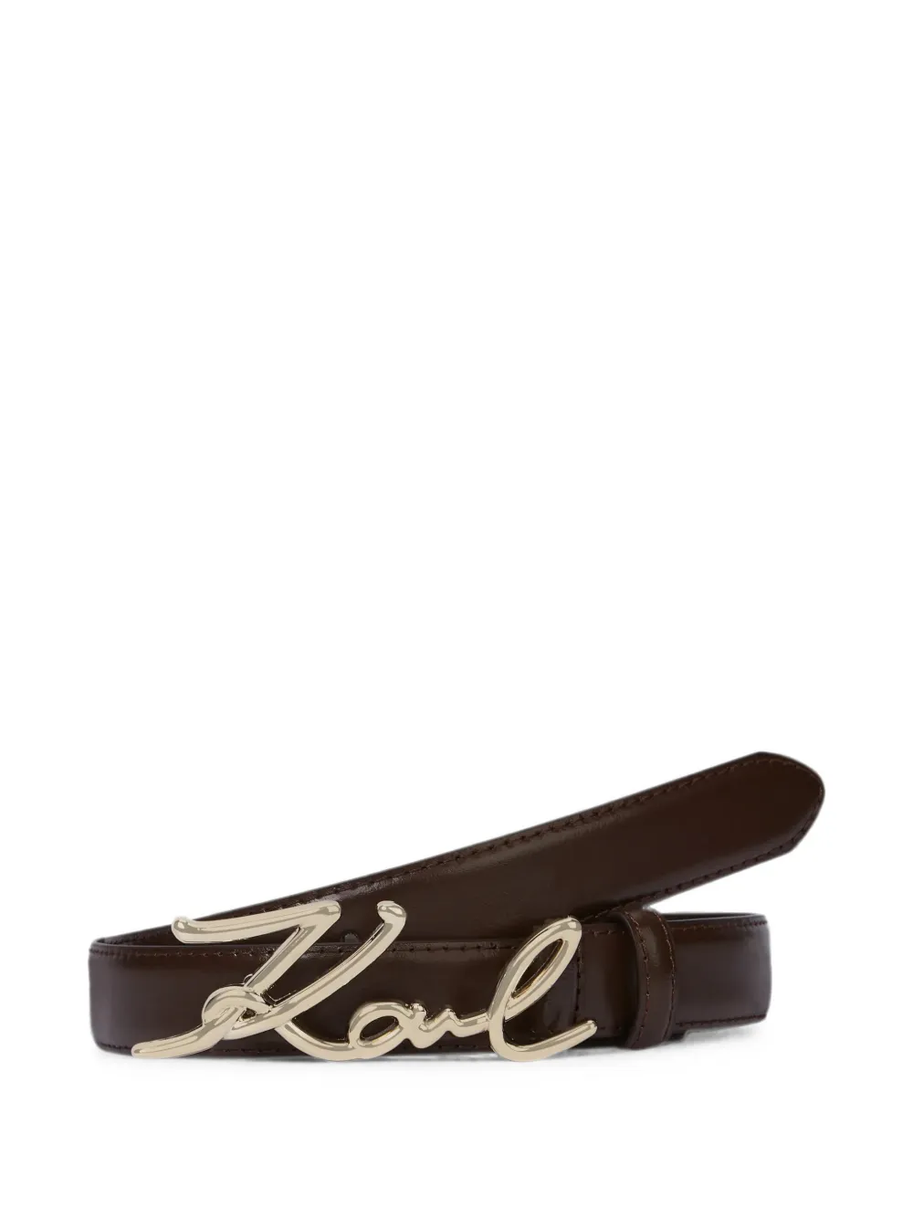 Karl Lagerfeld K/Signature hip belt - Marrone
