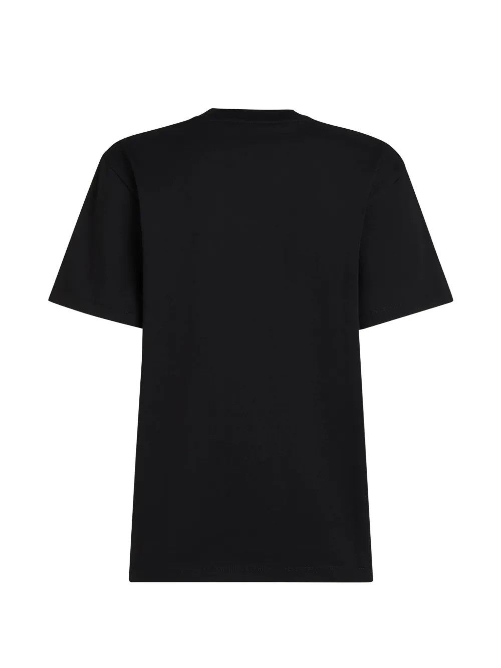 Karl Lagerfeld rhinestone autograph T-shirt Zwart