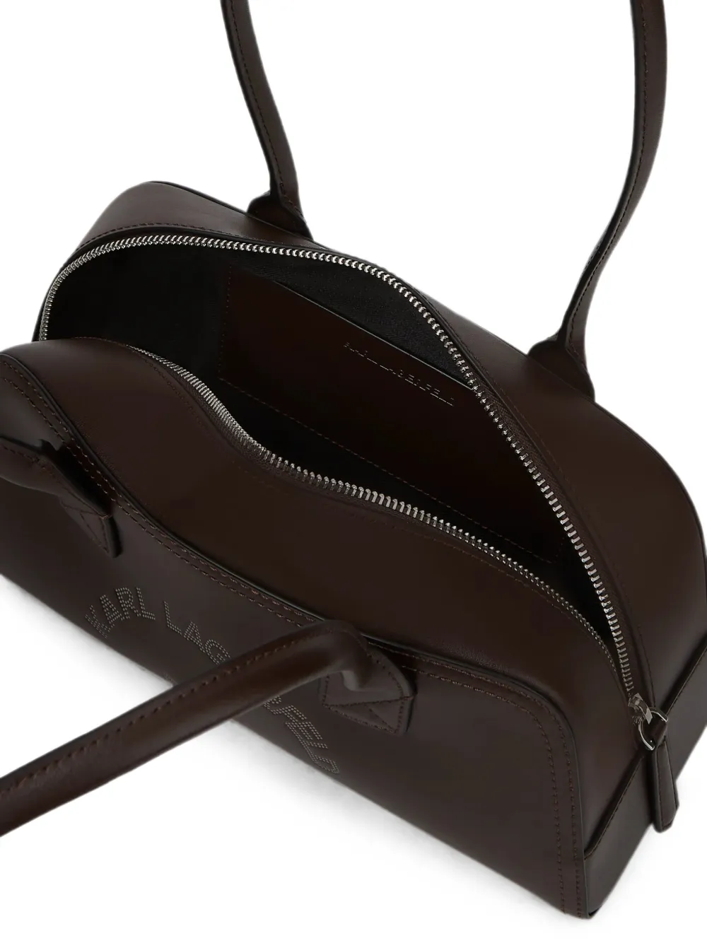 Karl Lagerfeld Kleine K Daily schoudertas met rits Bruin