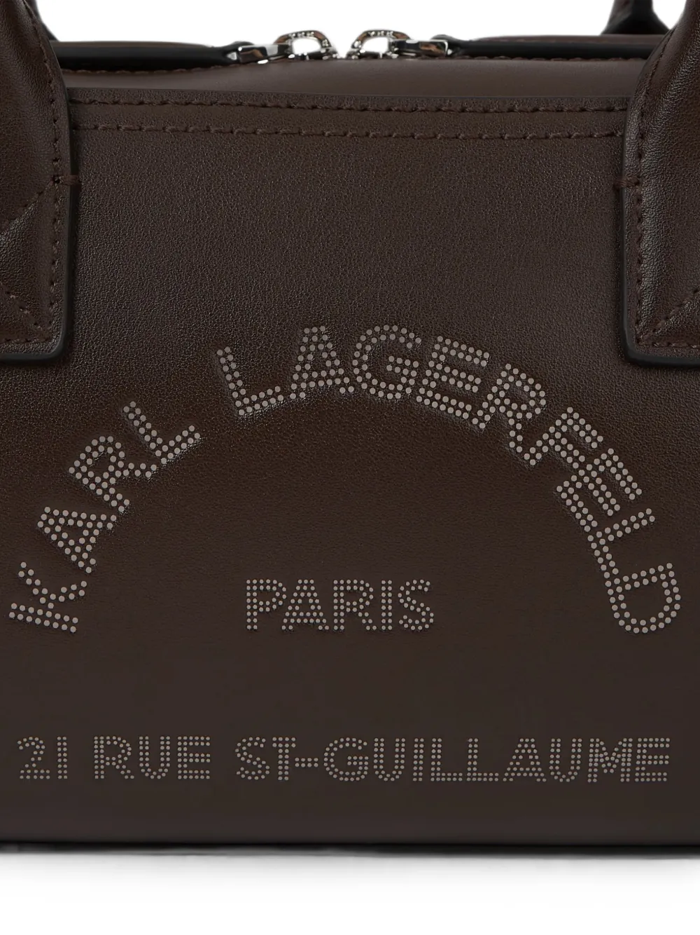 Karl Lagerfeld Kleine K Daily schoudertas met rits Bruin