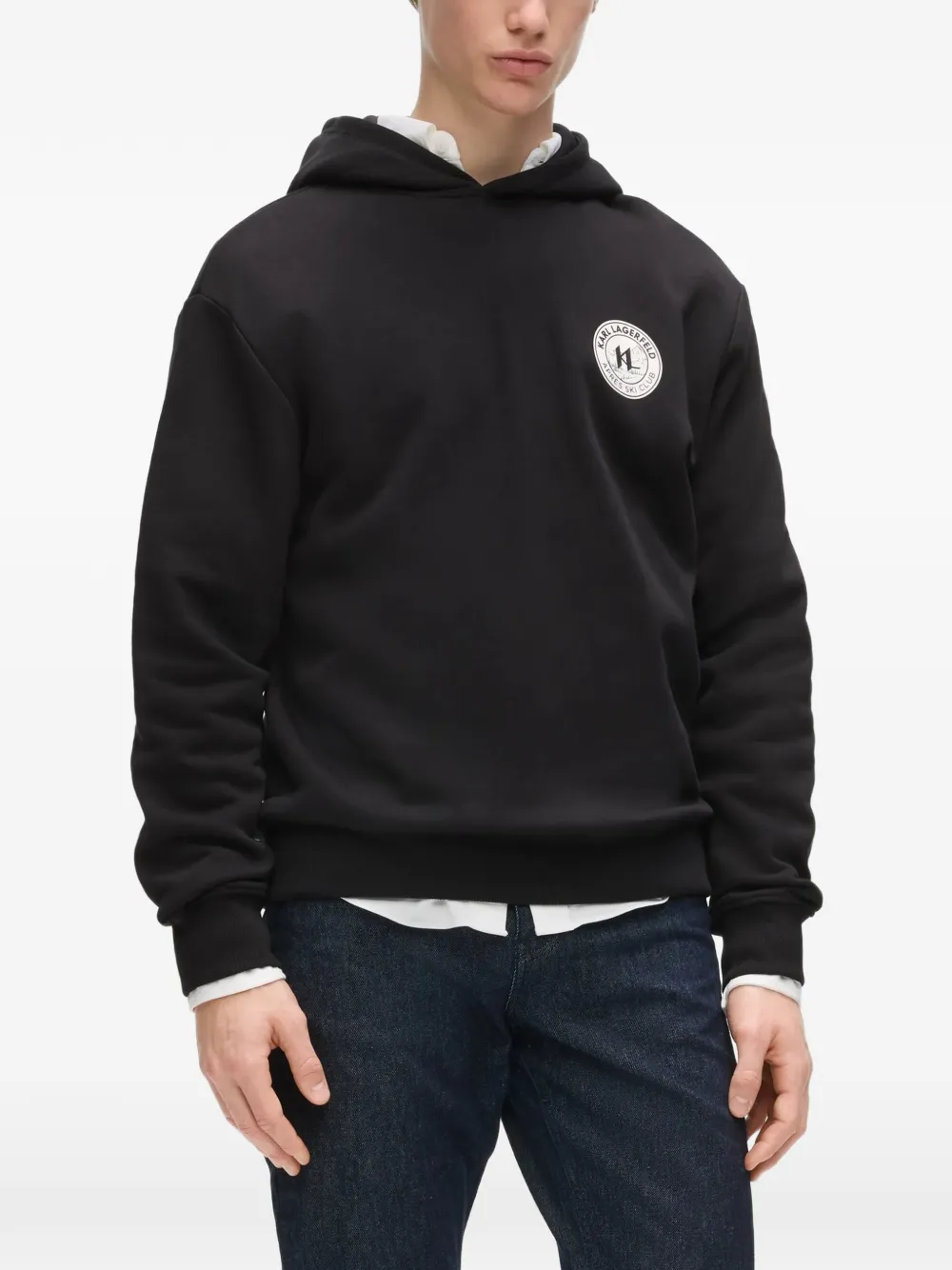 Karl Lagerfeld Après Ski Club hoodie Zwart