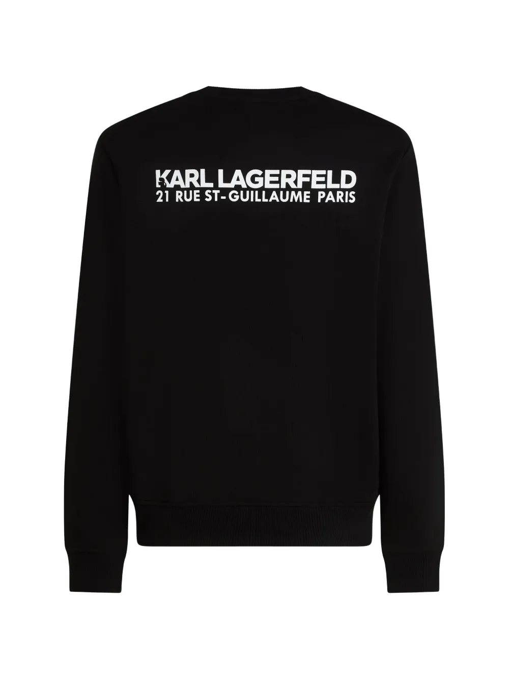 Karl Lagerfeld Rue St-Guillaume regular-fit sweater Zwart