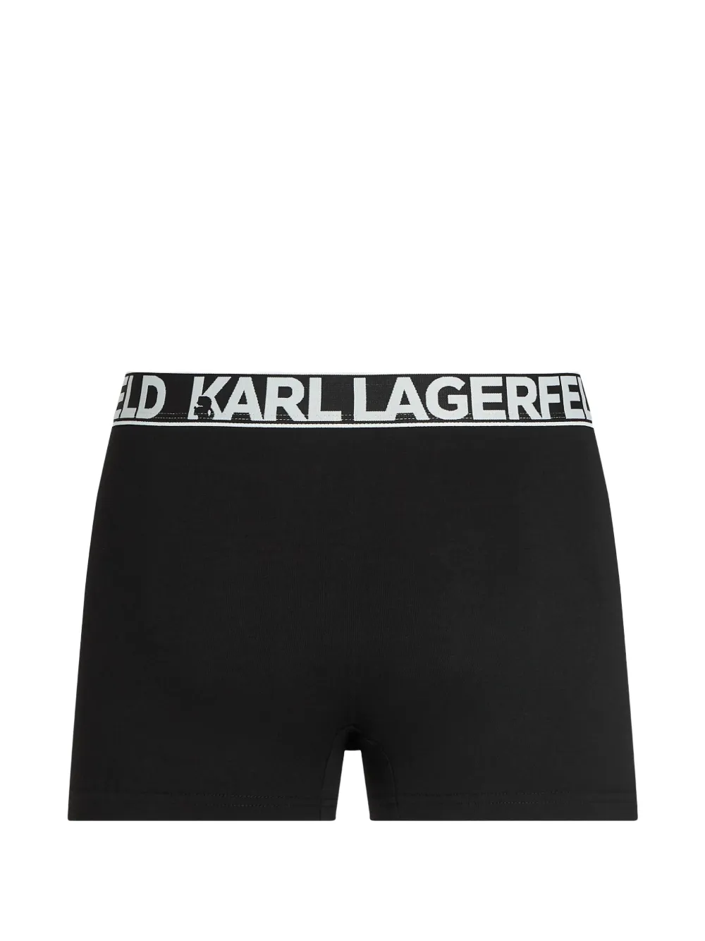Karl Lagerfeld Vijf boxershorts met logoband Zwart