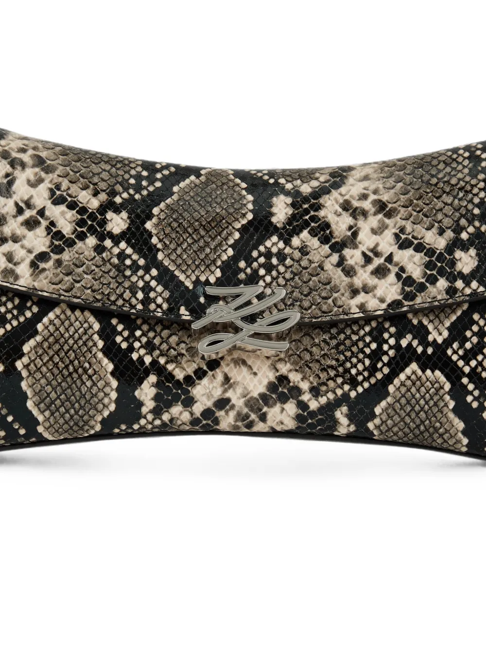 Karl Lagerfeld K Autograph Twist tas met handvat Zwart