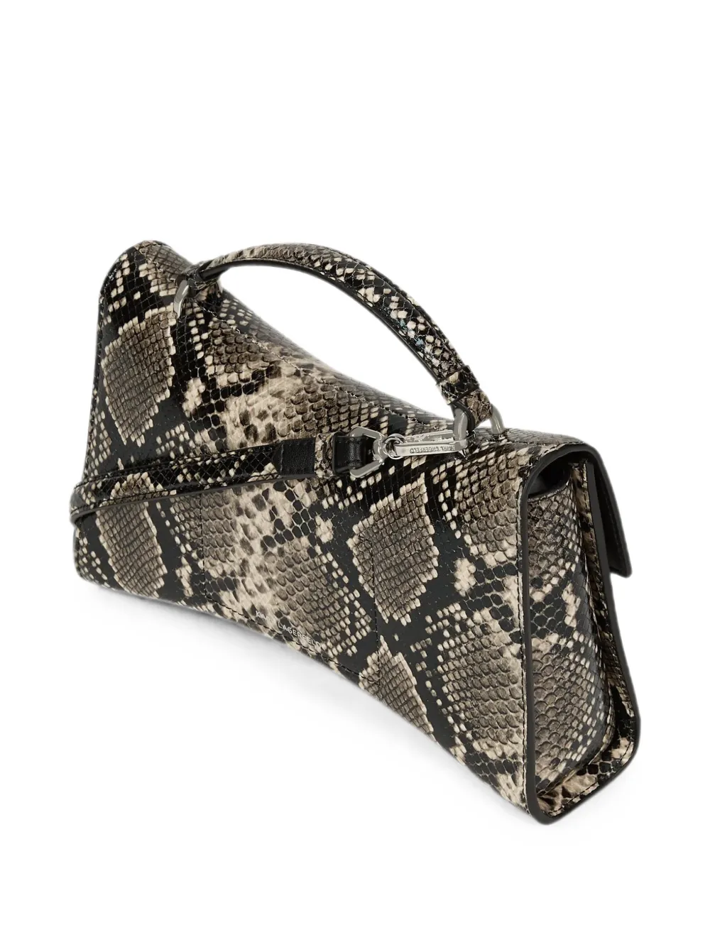 Karl Lagerfeld K Autograph Twist tas met handvat Zwart
