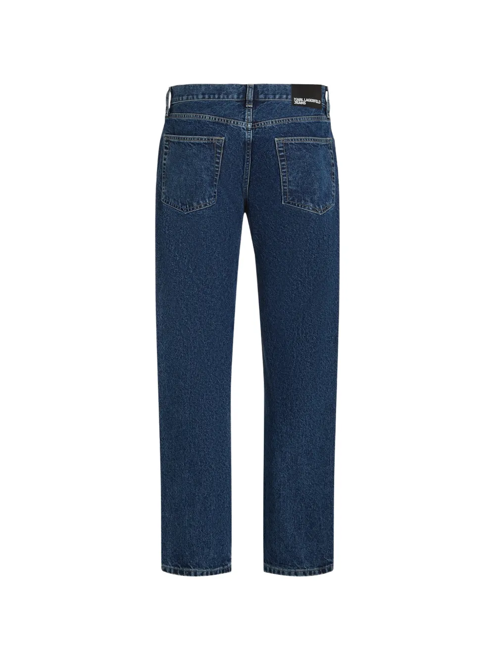 Karl Lagerfeld Jeans Straight jeans met logo Blauw