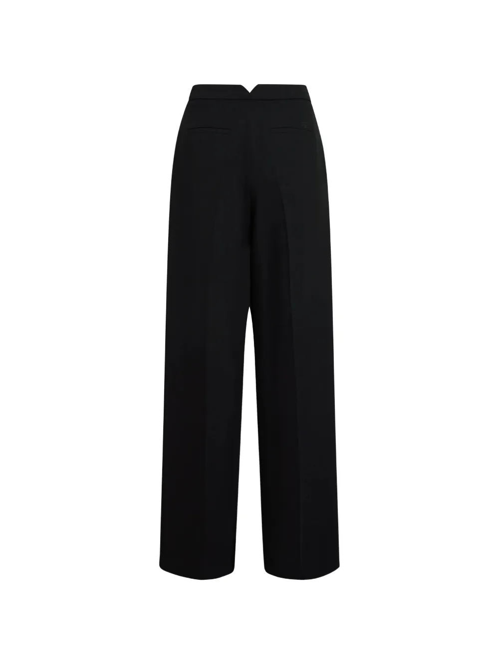 Karl Lagerfeld Karl Studio broek met wijde pijpen Zwart