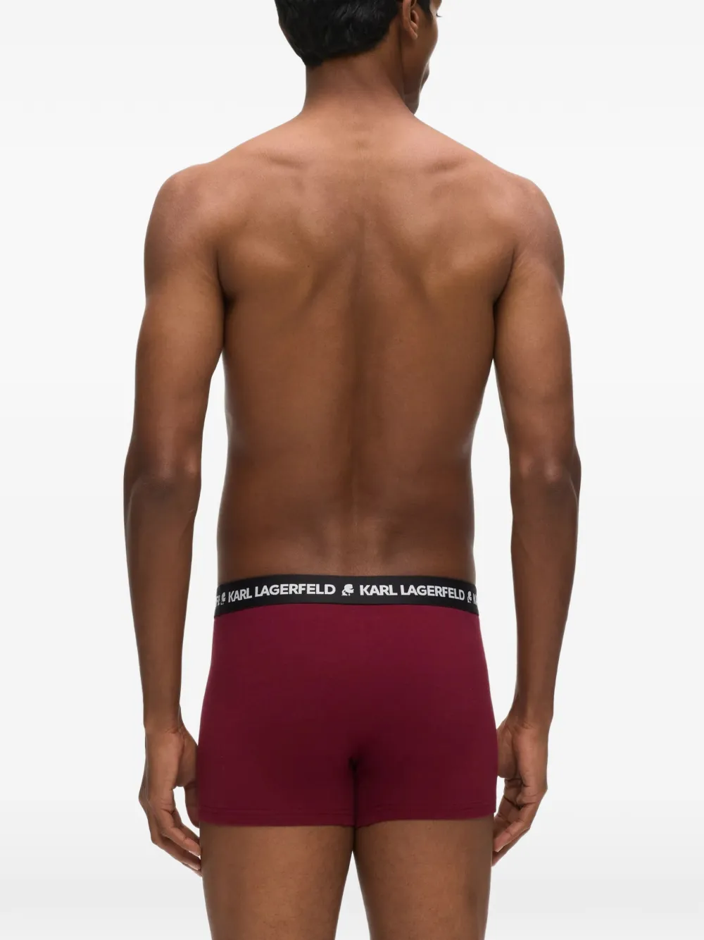 Karl Lagerfeld Zeven boxershrots met logo Blauw