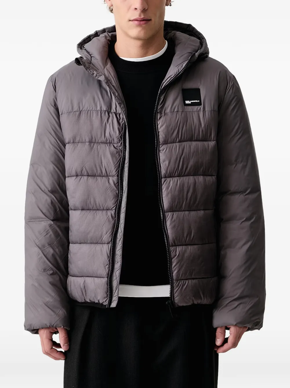 Karl Lagerfeld Jeans Leichte Steppjacke - Grau