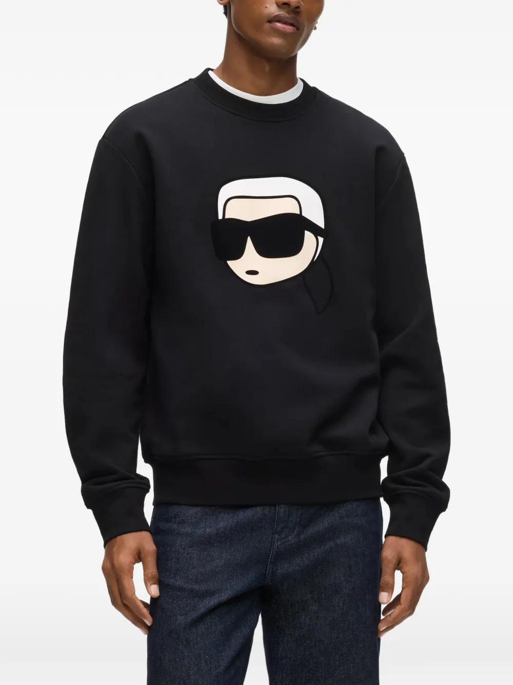 Karl Lagerfeld Ikon Karl sweater Zwart