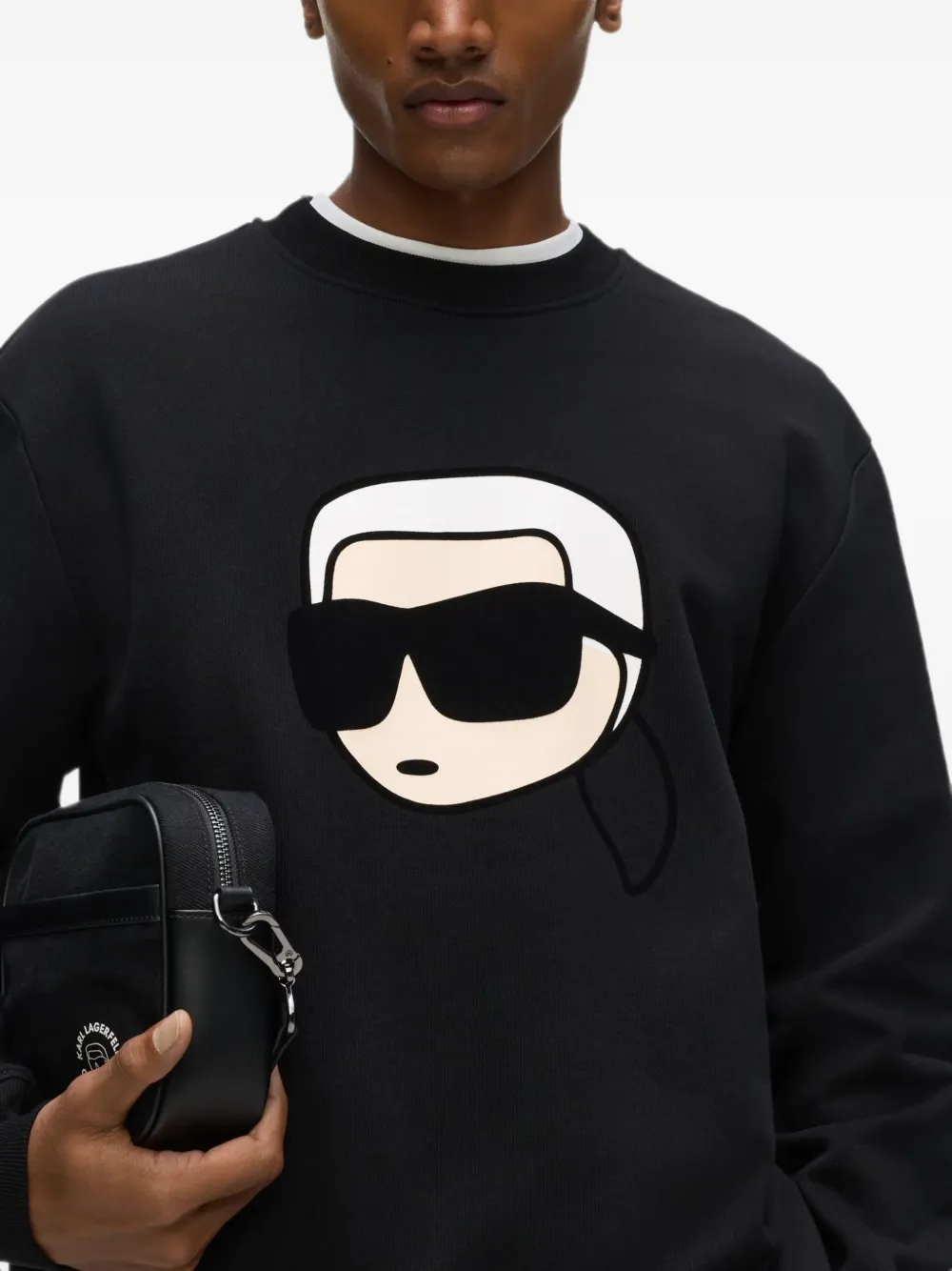 Karl Lagerfeld Ikon Karl sweater Zwart