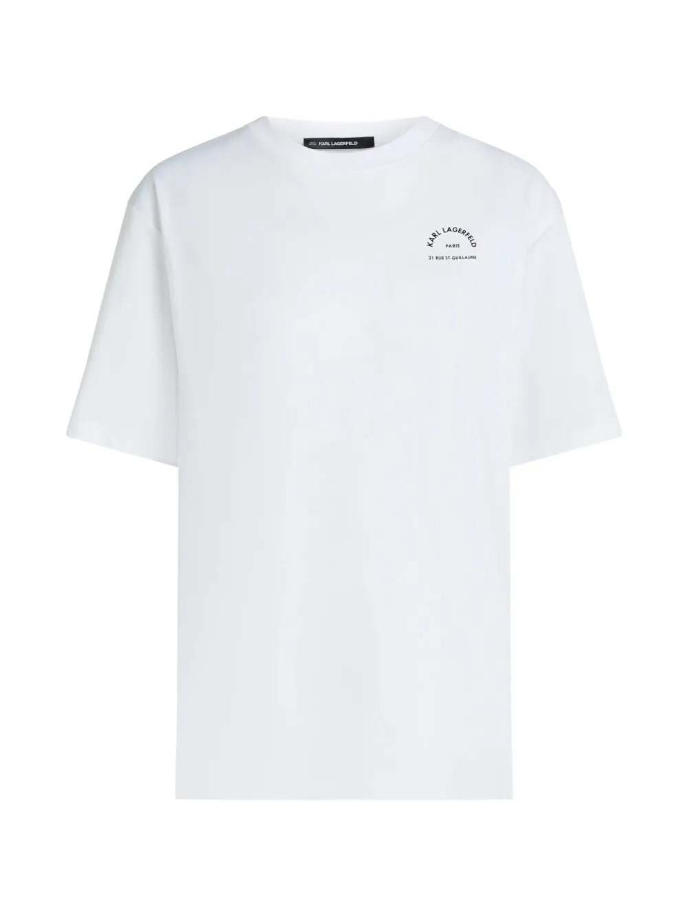 Karl Lagerfeld Rue St-Guillaume oversized T-shirt - Bianco