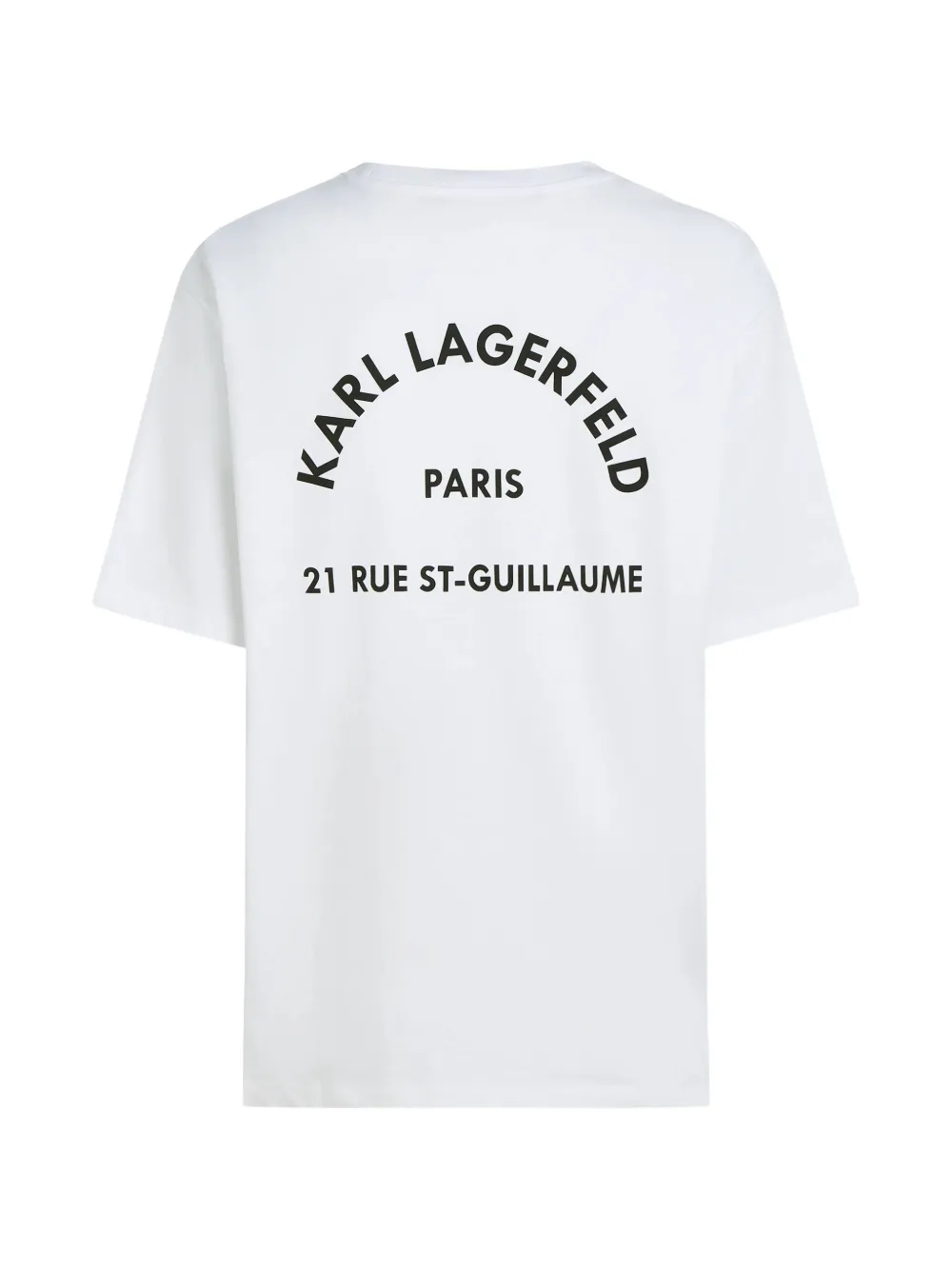 Karl Lagerfeld Rue St-Guillaume oversized T-shirt Wit