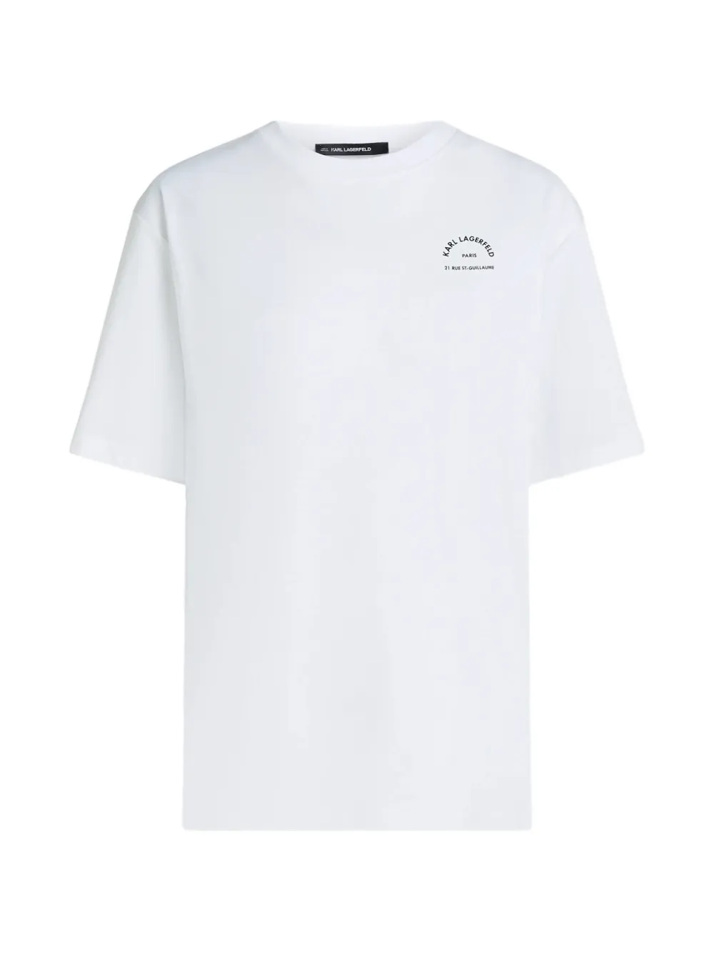 Karl Lagerfeld Rue St-Guillaume oversized T-shirt - Weiß