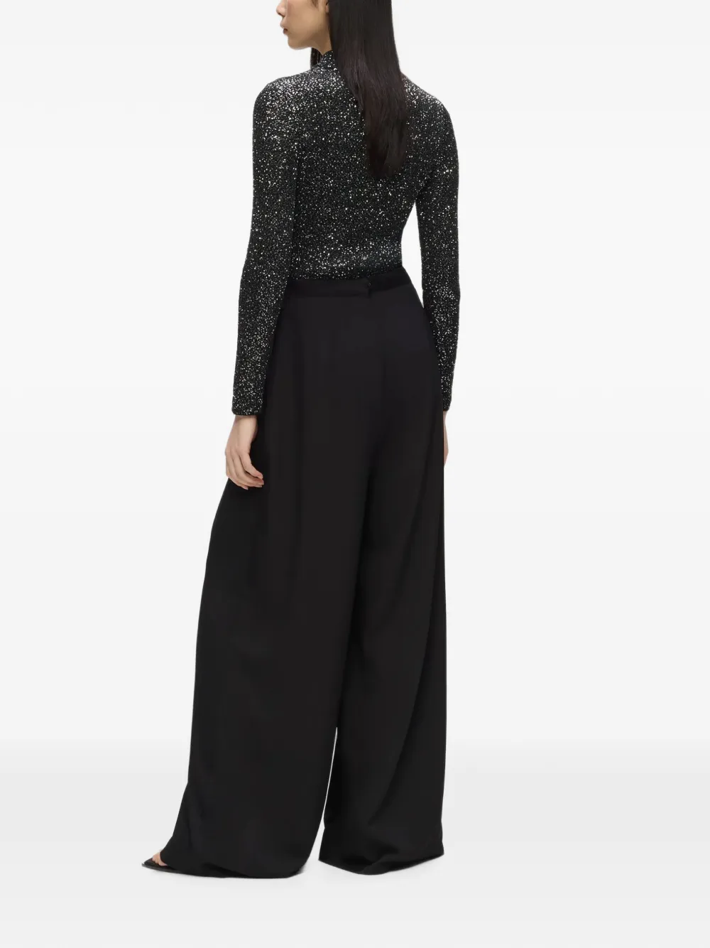 Karl Lagerfeld Geplooide broek Zwart