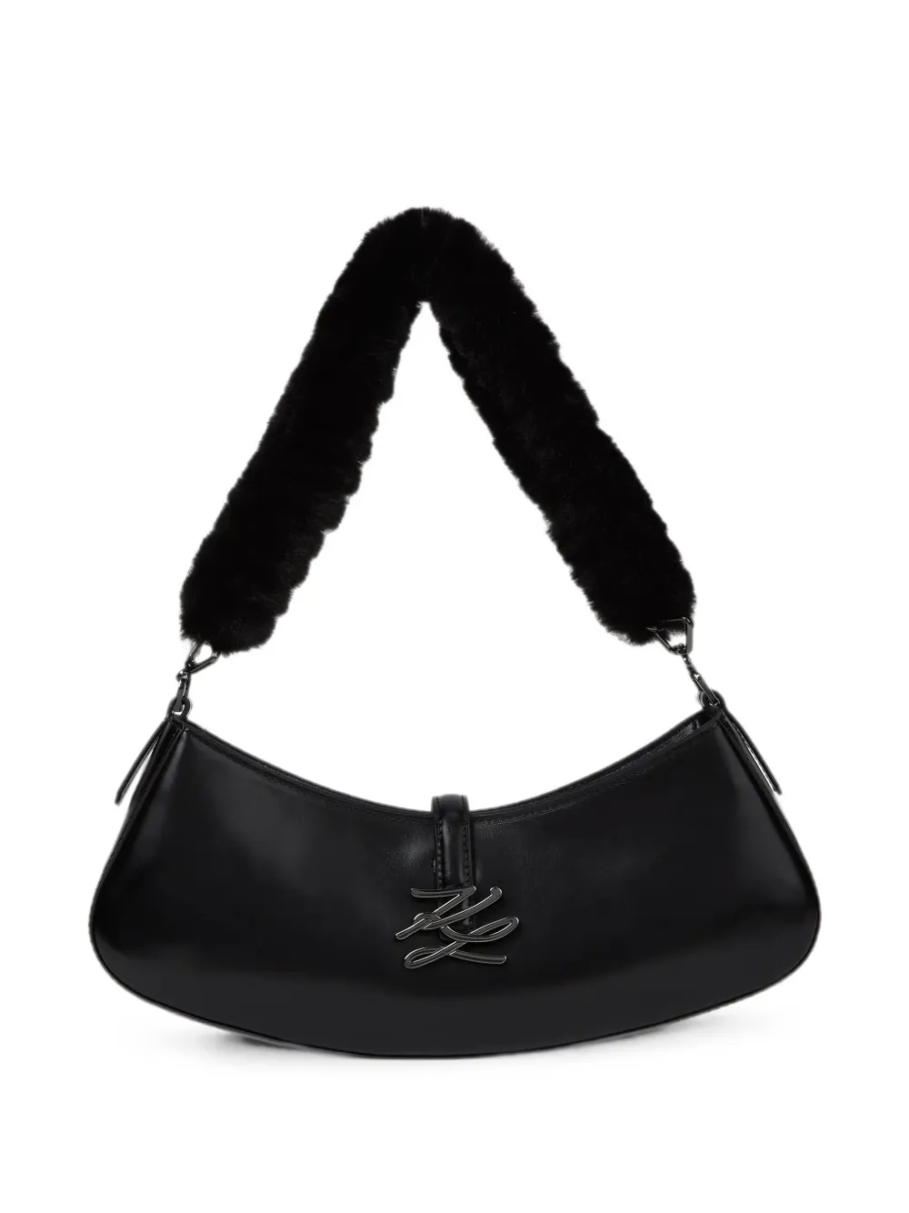 Karl Lagerfeld Borsa a spalla K/Autograph piccola - Nero