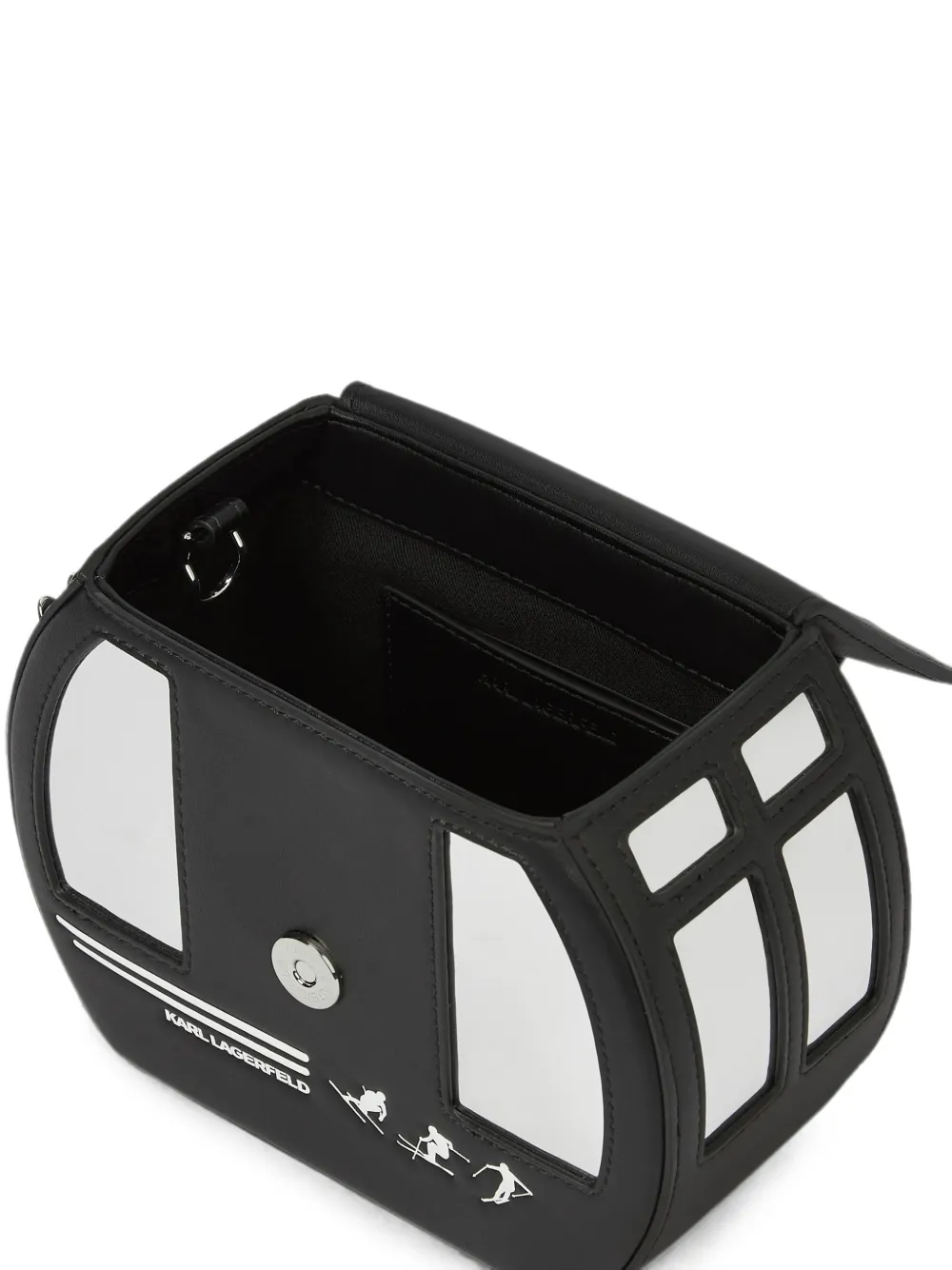 Karl Lagerfeld Ikon tas met handvat Zwart